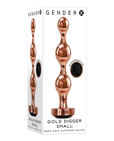 Gender X Gold Digger Small - Rose Gold-black