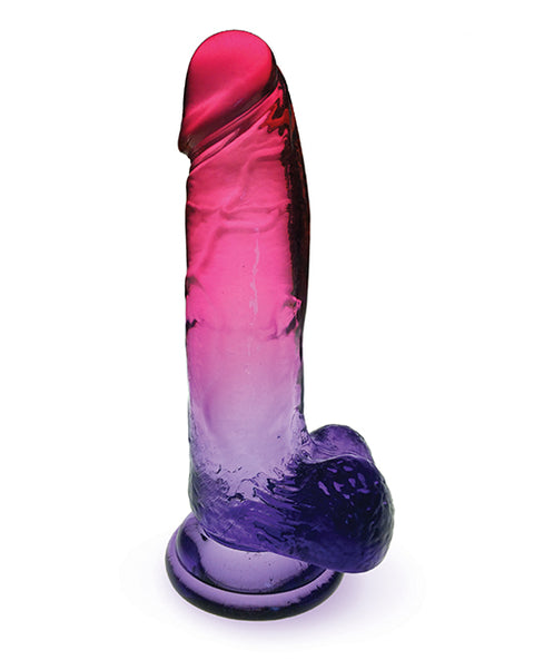 Shades Jelly Tpr Gradient Dong Large - Pink-plum