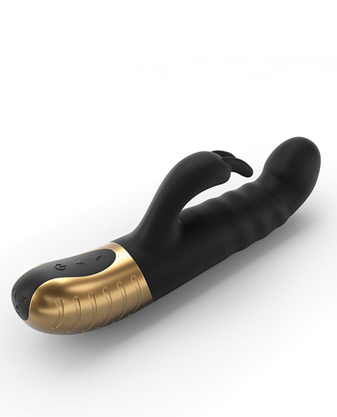 Dorcel G-stormer Thrusting G Spot Rabbit - Black-gold