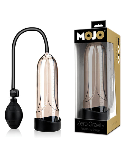 Mojo Zero Gravity Penis Pump Enlarger - Black-smoke