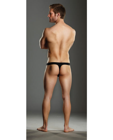 Male Power Rip Off Thong W-studs Black S-m