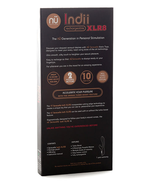 Nu Sensuelle Indii Rabbit Xlr8 Turbo Boost - Pink