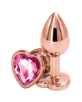 Rear Assets Rose Gold Heart Small - Pink