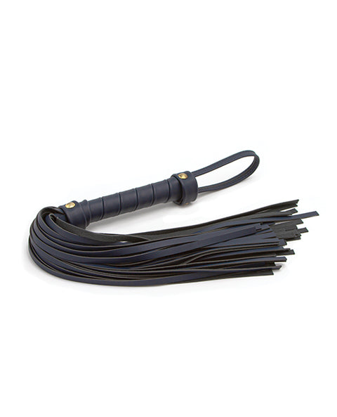 Bondage Couture Vinyl Flogger - Blue