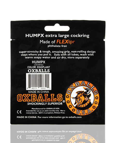 Oxballs Humpx Cockring - Eggplant