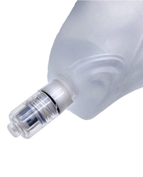 Oxballs Glowhole 1 Hollow Buttplug W-led Insert Small - Clear
