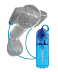 Classix Dual Vibrating Head Teaser - Blue-clear