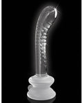 Icicles No. 88 Hand Blown Glass G-spot Massager W-suction Cup -  Clear