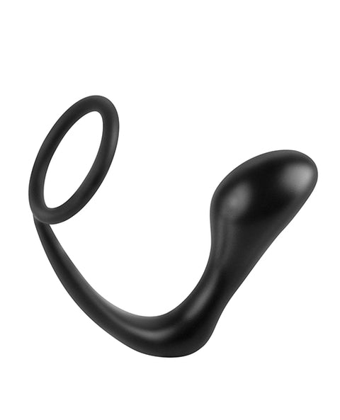 Anal Fantasy Collection Ass Gasm Cockring Plug - Black