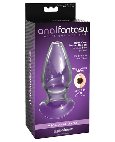 Anal Fantasy Elite Mega Anal Glass Gaper - Clear