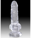 King Cock Clear 4" Cock W-balls