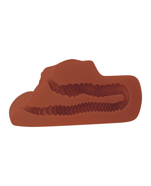 Pdx Plus Perfect Pussy Double Stroker - Brown