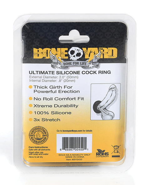 Boneyard Ultimate Silicone Ring - Black
