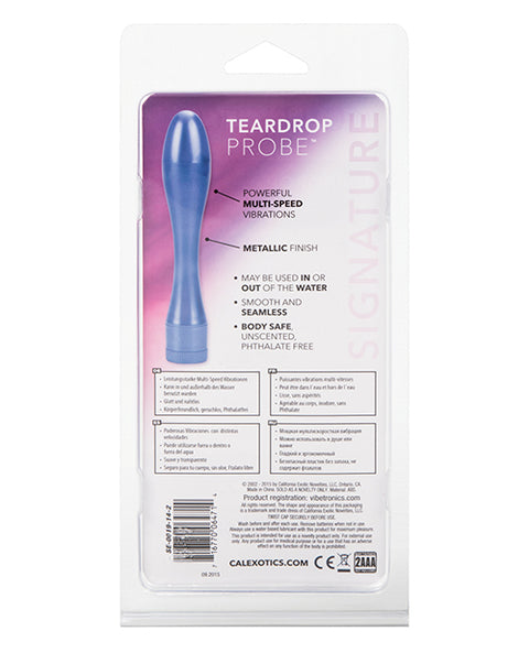Water Missile 5.5" Teardrop Probe Waterproof - Purple