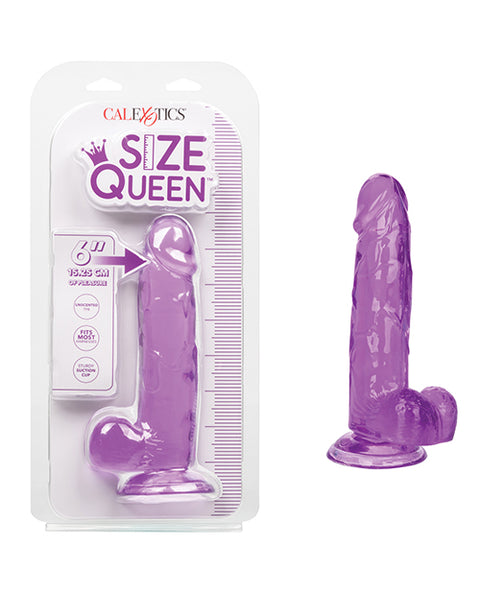Size Queen 6" Dildo - Purple