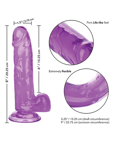Size Queen 6" Dildo - Purple