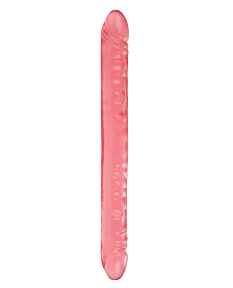 Translucence 18" Veined Double Dong - Pink