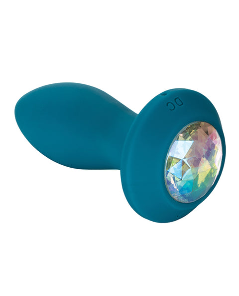 Power Gem Vibrating Petite Crystal Probe - Blue