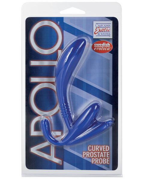 Apollo Curved Prostate Probe - Blue