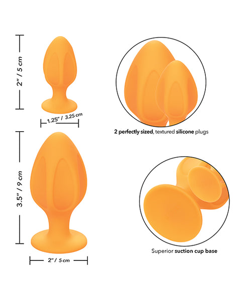 Cheeky Butt Plug - Orange
