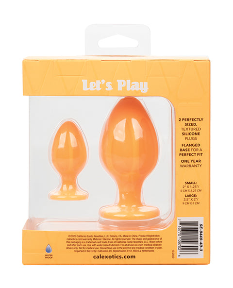 Cheeky Butt Plug - Orange