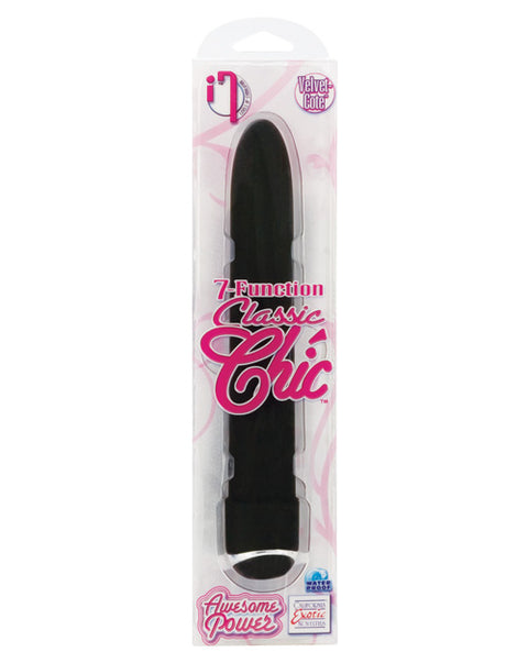 Classic Chic 6" - 7 Function Black