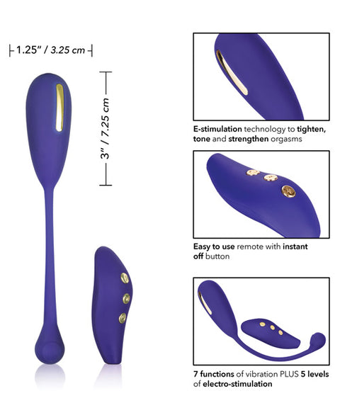 Impulse Intimate E-stimulator Remote Kegel Exerciser - Purple