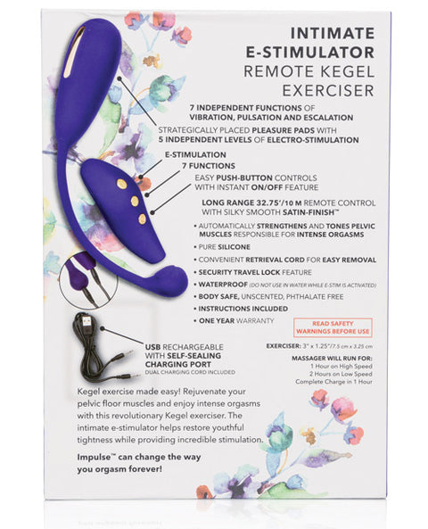 Impulse Intimate E-stimulator Remote Kegel Exerciser - Purple