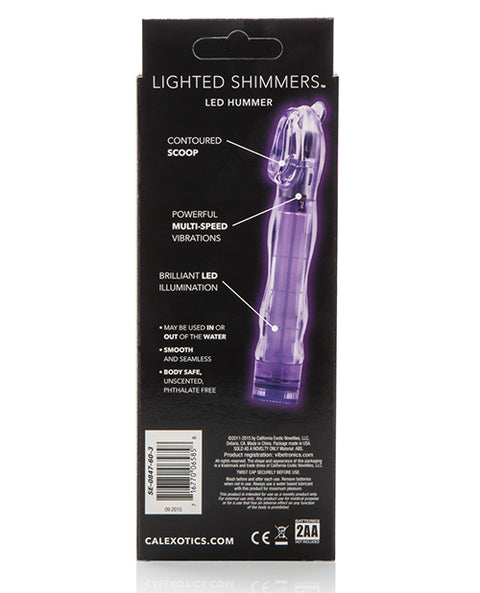 Lighted Shimmers Led Hummer - Purple