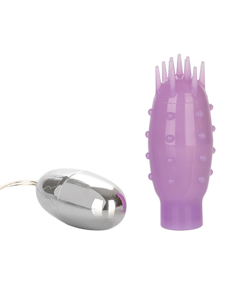 Silicone Slims Nubby Bullet - Purple