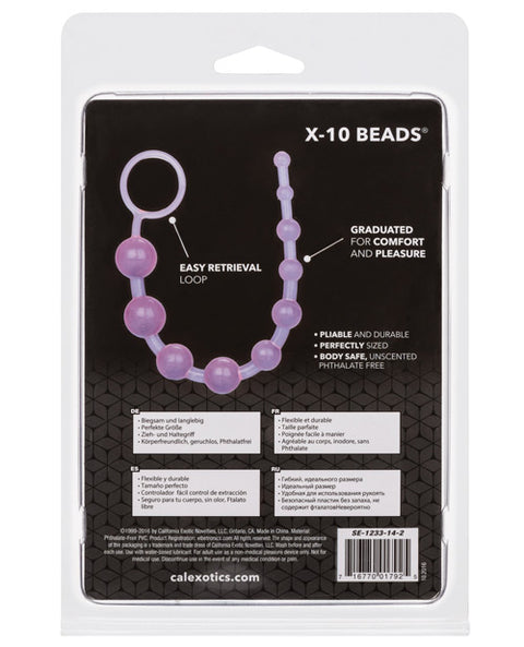 X-10 Beads - Purple