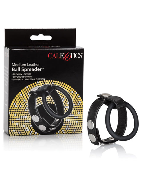 Leather Ball Spreader - Medium Black