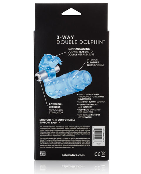3-way Double Dolphin - Blue