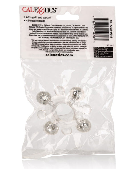 Basic Essentials Enhancer Ring W-beads - Clear