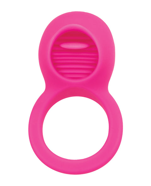 Silicone Rechargeable Teasing Tongue Enhancer - Pink
