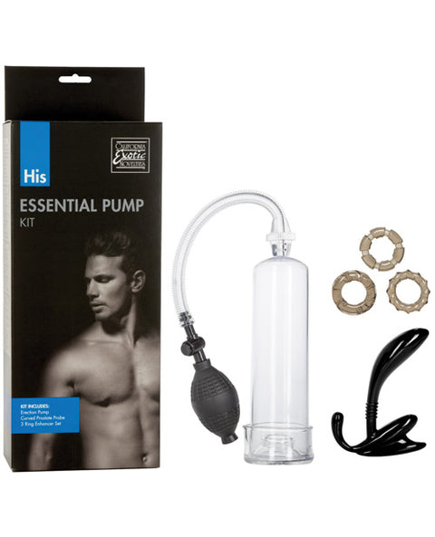 His Essential Pump Kit - Clear