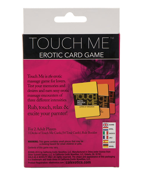 Touch Me Erotic Card Game