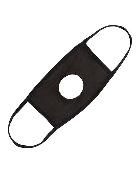 Foreplay Accessories Bj 69 Open Mouth Mask - Black
