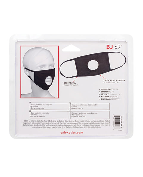 Foreplay Accessories Bj 69 Open Mouth Mask - Black