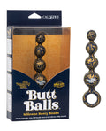 Naughty Bits Butt Balls Silicone Booty Beads - Multi Color