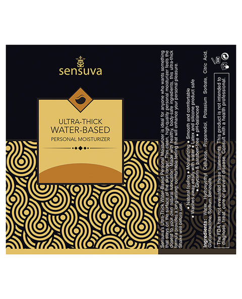 Sensuva Ultra Thick Water-based Personal Moisturizer - 8.12 Oz Salted Caramel