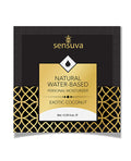 Sensuva Natural Water Based Personal Moisturizer Single Use Packet - 6 Ml Exotic Coconut