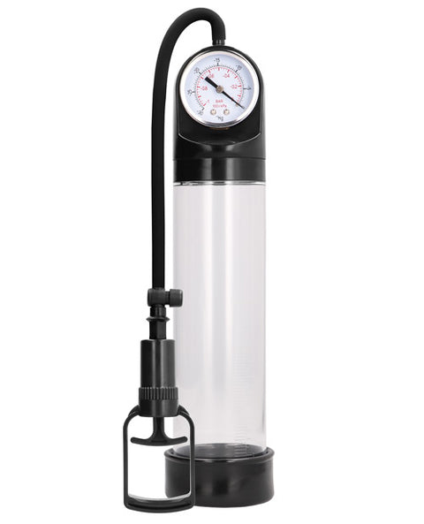 Shots Pumped Comfort Pump W-advanced Psi Gauge - Transparent