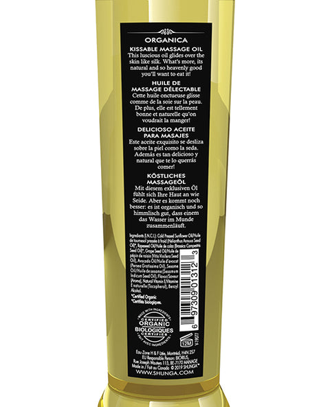 Shunga Organica Kissable Massage Oil - 8 Oz Almond Sweetness