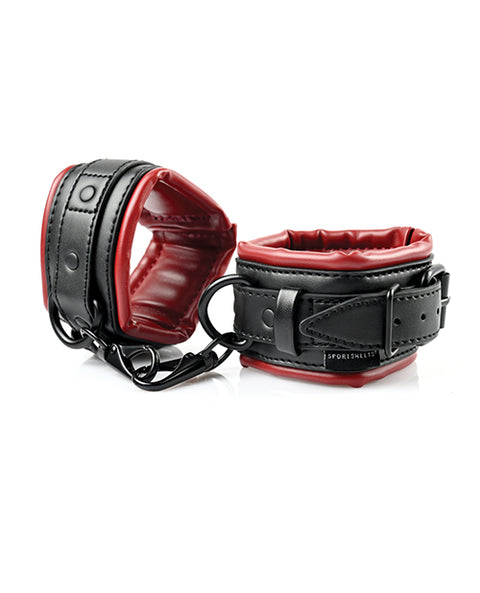 Saffron Hog Tie & Cuff Set - Red-black