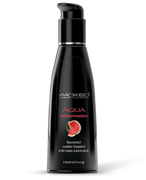 Wicked Sensual Care Aqua Water Based Ludricant - 4 Oz Watermelon