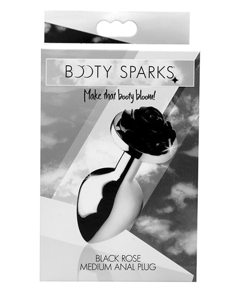 Booty Sparks Black Rose Anal Plug Medium