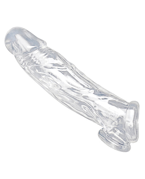 Size Matters Realistic Penis Enhancer And Ball Stretcher - Clear