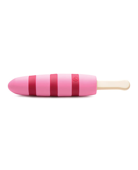 Cocksicle Fizzin 10x Silicone Rechargeable Vibrator - Pink