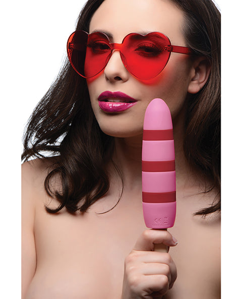 Cocksicle Fizzin 10x Silicone Rechargeable Vibrator - Pink